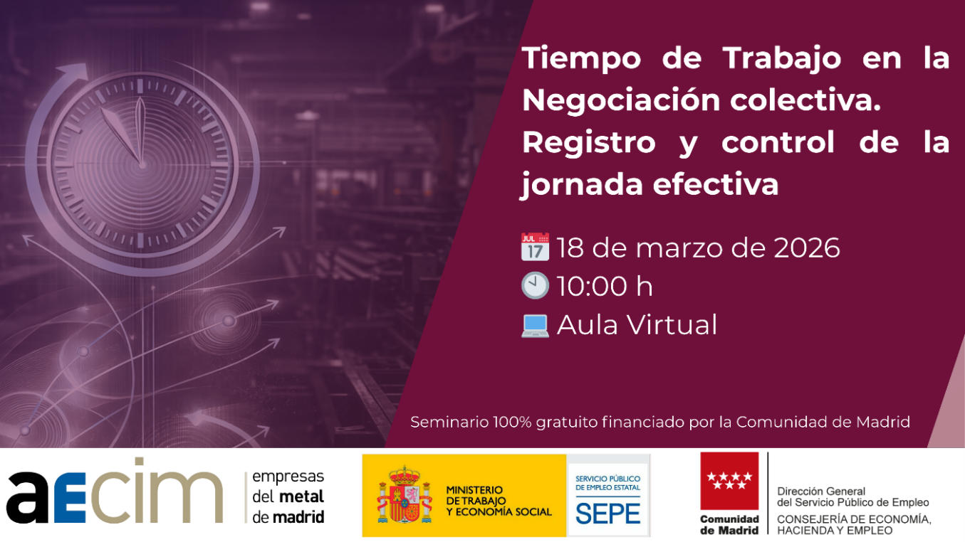 tiempo de trabajo en la Negociación Colectiva